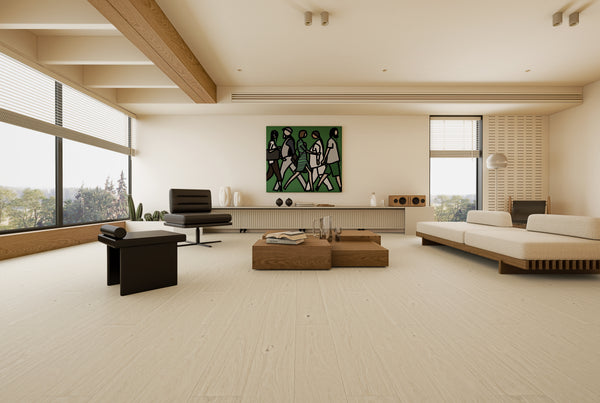 7.5" x 5/8" European White Oak Sunlit Ash Prefinished Engineered Hardwood Flooring