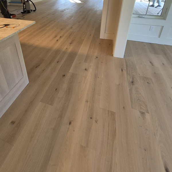 7.5" x 3/4" European White Oak Honey Prefinished Engineered Hardwood Flooring
