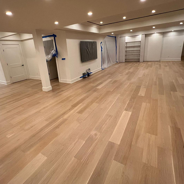 7.5" x 3/4" European White Oak Unfinished Select Engineered Hardwood Flooring