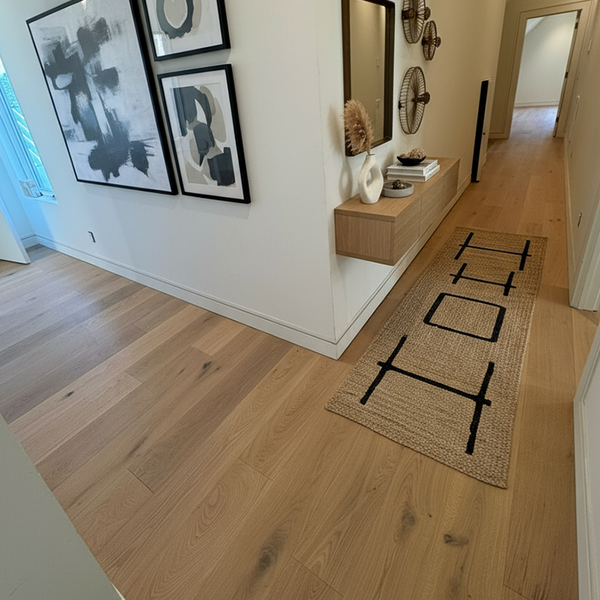 7.5" x 3/4" European White Oak Sunlit Ash Prefinished Engineered Hardwood Flooring